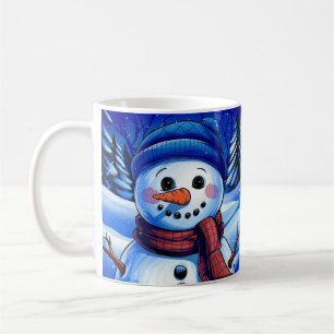 Taza De Café Frosty el tazón navideño