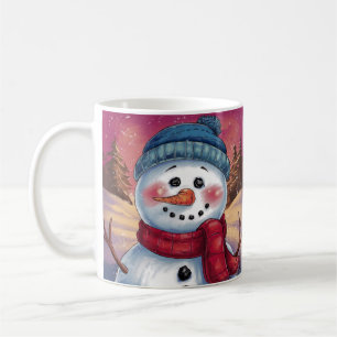 Taza De Café Frosty el tazón navideño