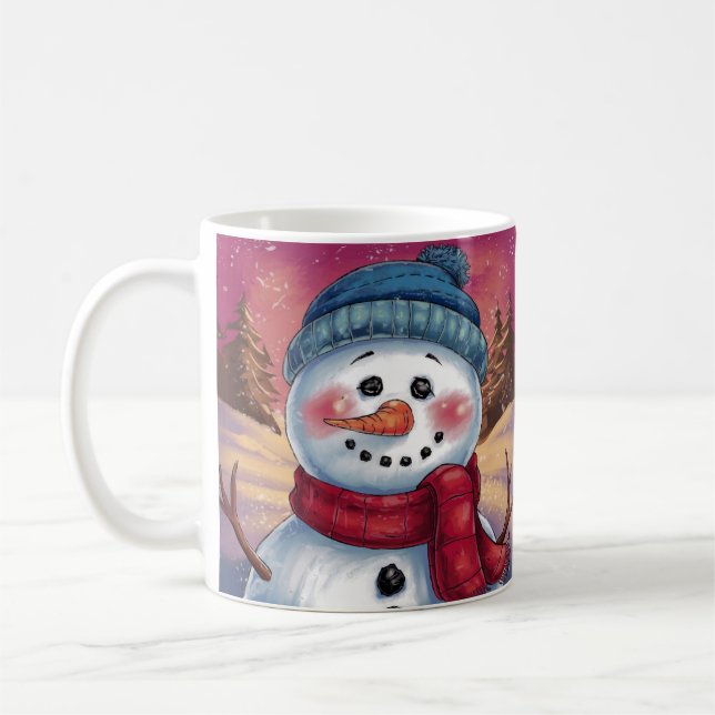 Taza De Café Frosty el tazón navideño (Izquierda)