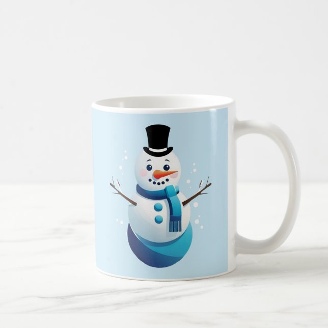 Taza De Café Frosty Snowman Coffee Mug (Derecha)
