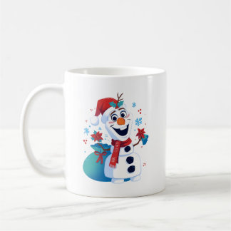 Taza De Café Frozen Olaf - Personalizado festivo Snowman con Go