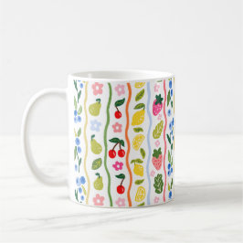 Taza De Café Fruits Pattern Food Summer Elegant Stylish