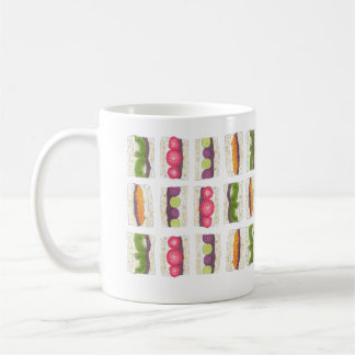 Taza De Café Fruits Sandwiches