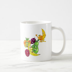 Taza De Café Fruta alimenticia sana
