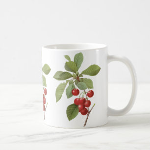 Taza De Café Fruta Antigua Cereza Comida, Cerezas por Redoute