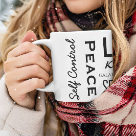 Taza De Café Fruta Cristiana Del Espíritu, Galatianos 5:22-23