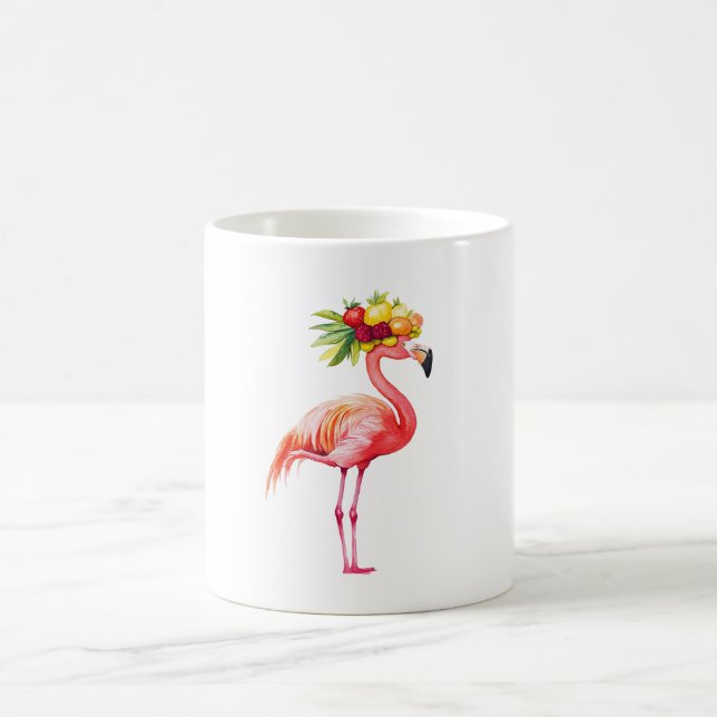 Taza De Café Fruta de Flamenco Rosa (Centro)