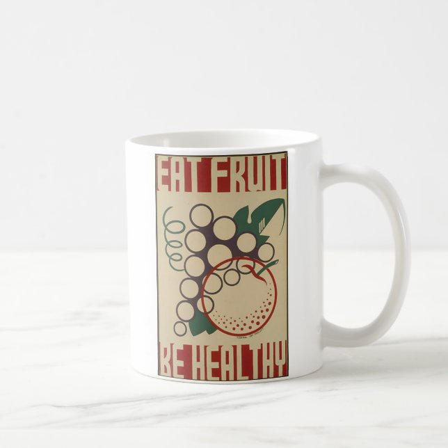 Taza De Café Fruta de la Comida - 1938 (Derecha)