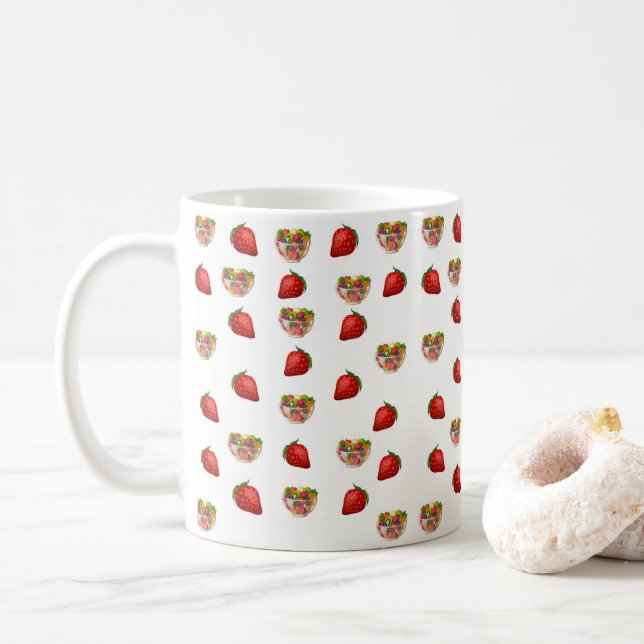 Taza De Café fruta de los muelles (Con donut)