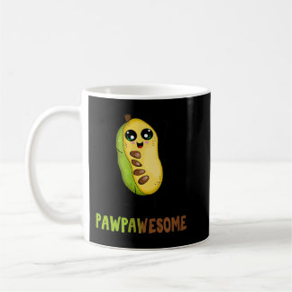 Taza De Café Fruta de pawpaw con un lindo bollo de Personalizad