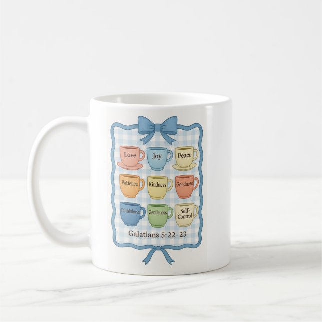 Taza De Café Fruta del azul del Espíritu (Izquierda)