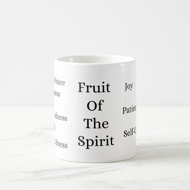 Taza De Café Fruta del café espiritual Mug (Centro)