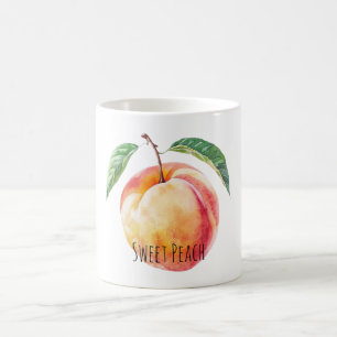Taza De Café Fruta Dulce Melocotón