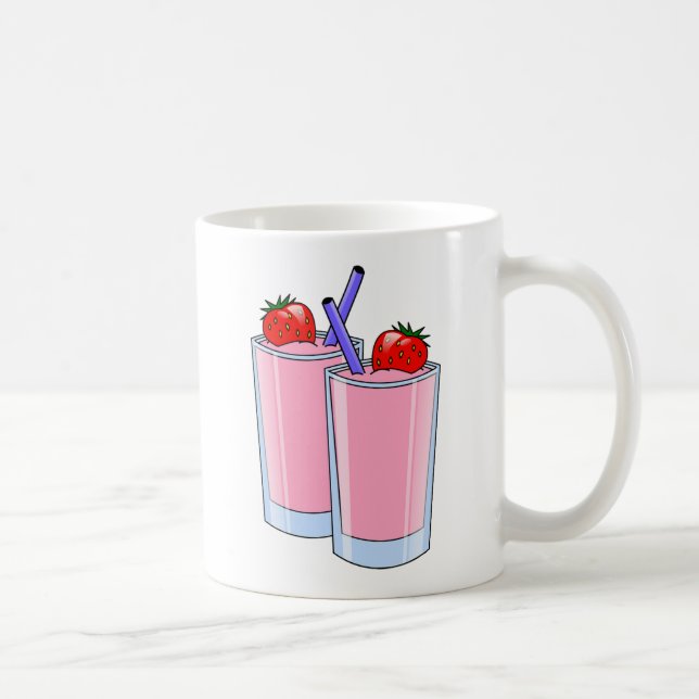 Taza De Café Fruta dulce Smoothie postre fresa Destiny (Derecha)