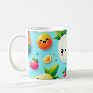 Taza De Café Fruta Kawaii 3D