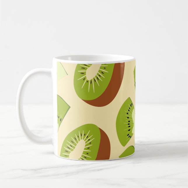 Taza De Café Fruta kiwi  (Izquierda)