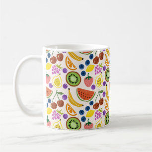 Taza De Café Frutas de garabato dibujadas a mano Patrón continu