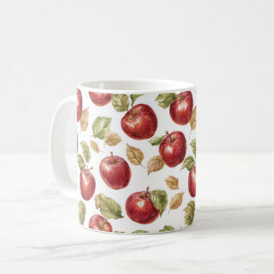 Taza De Café Frutas de Manzanas Rojas