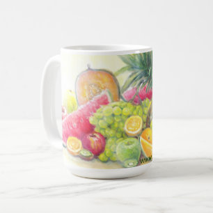 Taza De Café Frutas felices
