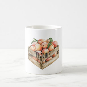 Taza De Café Frutas Melocotones