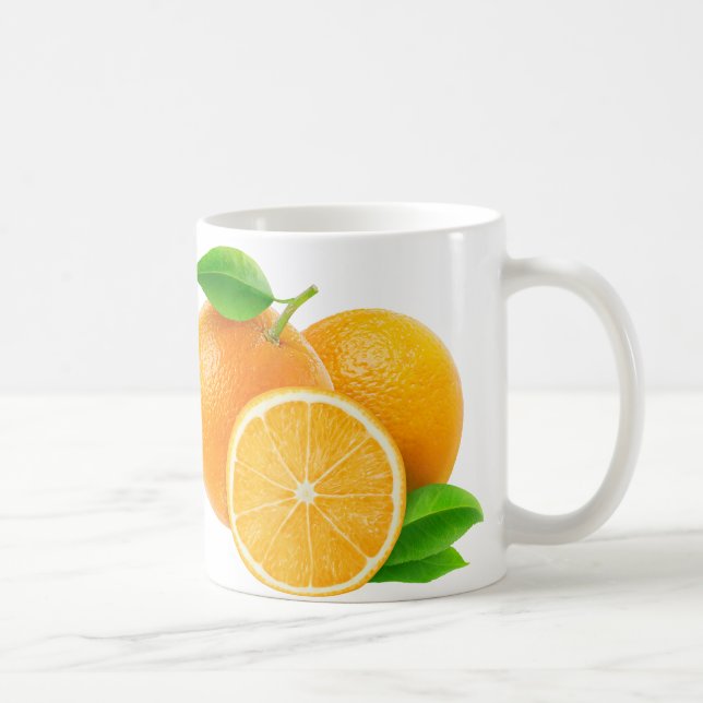 Taza De Café Frutas naranjas (Derecha)