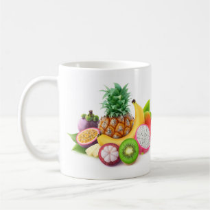 Taza De Café Frutas tropicales