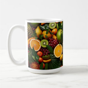 Taza De Café Frutas tropicales