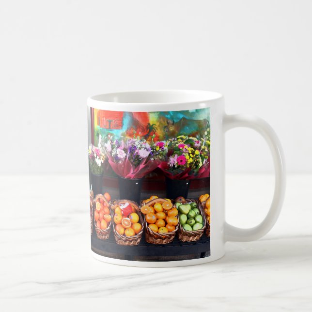 Taza De Café Frutas y flores (Derecha)