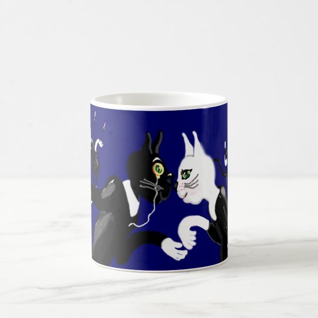 Taza De Café Fruto de gatos ricos (Centro)