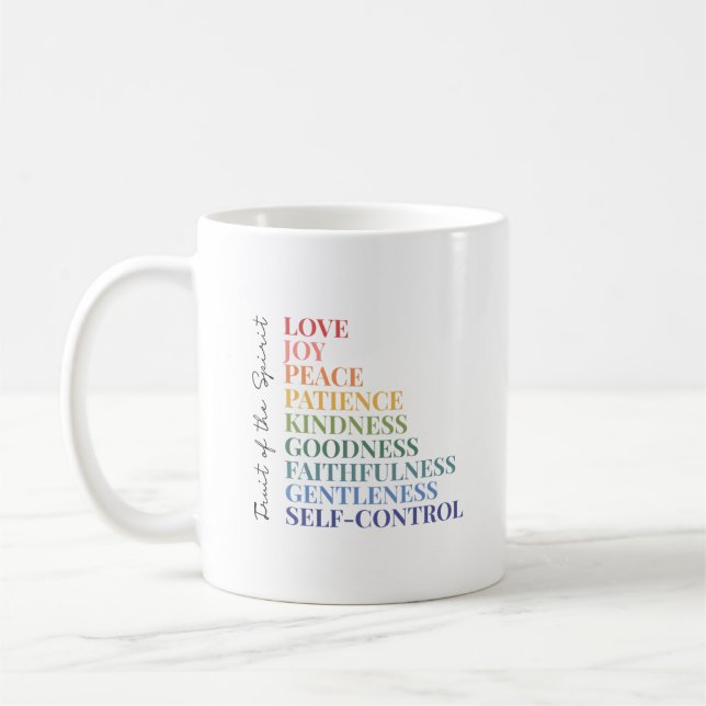 Taza De Café Fruto del Espíritu (Izquierda)