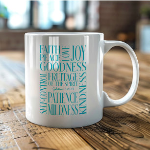 Taza De Café Fruto del Espíritu Gálatas 5