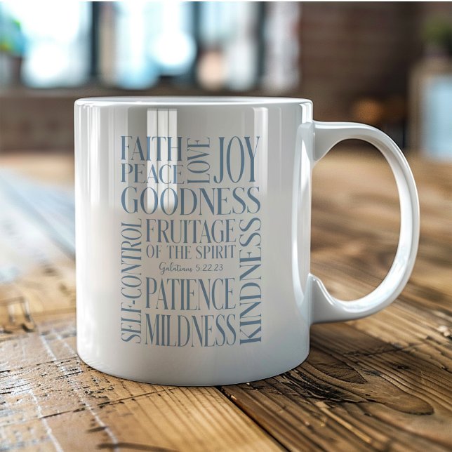 Taza De Café Fruto del Espíritu Gálatas 5 (Subido por el creador)