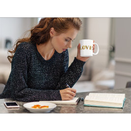 Taza De Café Frutos de amor de la fe cristiana del espíritu de 