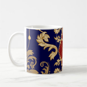 Taza De Café Frutos del Corazón Elegantes: Sin Marea Vintage