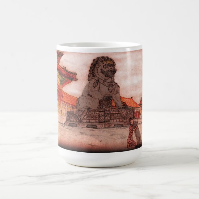 Taza De Café Fu Dog (Centro)