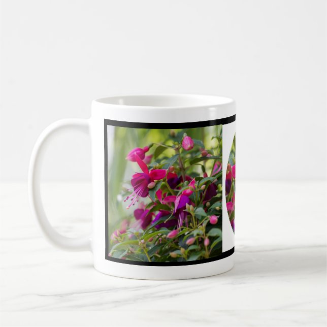 Taza De Café Fuchsia Garden (Izquierda)
