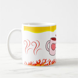 Taza De Café Fuego de amor - Cita romántica para parejas