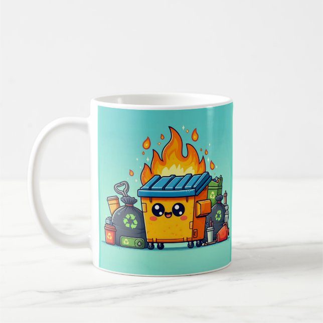 Taza De Café Fuego de basureros (Izquierda)