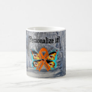 Taza De Café Fuego de mariposa de la Cinta de Cintas de los Gue
