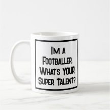 Fuego o Futbolista Super Talento. Coffee Mug