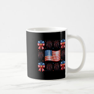 Taza De Café Fuegos artificiales De Bandera De Estados Unidos S