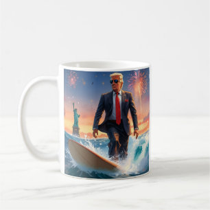Taza De Café Fuegos artificiales de la Estatua de la Libertad d
