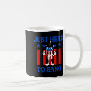 Taza De Café Fuegos artificiales patrióticos de Usa para hombre