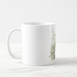 Taza De Café Fuente de Flores Azules
