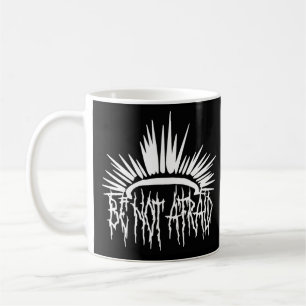 Taza De Café Fuente de metal Be Not Afraid gótico cristiano