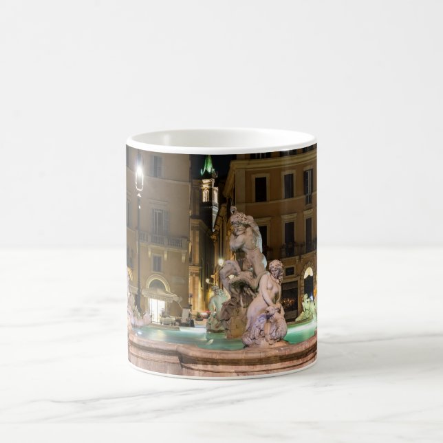 Taza De Café Fuente de Neptuno en la Piazza Navona - Roma (Centro)