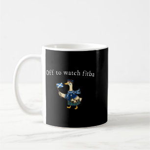 Taza De Café Fuera a ver Fitba Ganso escocés