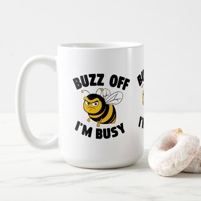 Taza De Café ¡Fuera Estoy Ocupado! (Con donut)