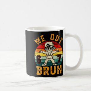 Taza De Café Fuera hermano 67 último día de escuela niños chico