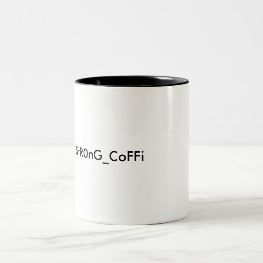 Taza de café fuerte